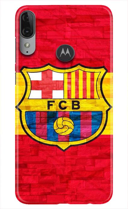 FCB Football Case for Moto E6s(Design - 174)