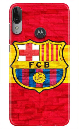 FCB Football Case for Moto E6s(Design - 174)