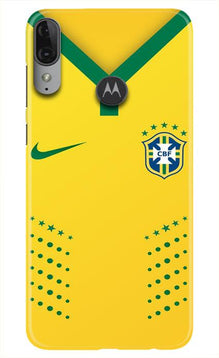 Brazil Mobile Back Case for Moto E6s  (Design - 176)
