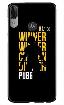Pubg Winner Winner Mobile Back Case for Moto E6s  (Design - 177)