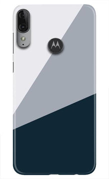 Blue Shade Mobile Back Case for Moto E6s (Design - 182)