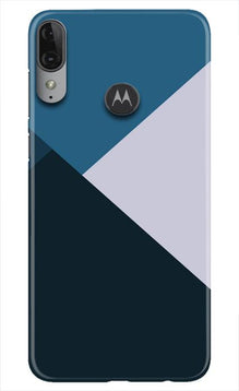 Blue Shades Mobile Back Case for Moto E6s (Design - 188)