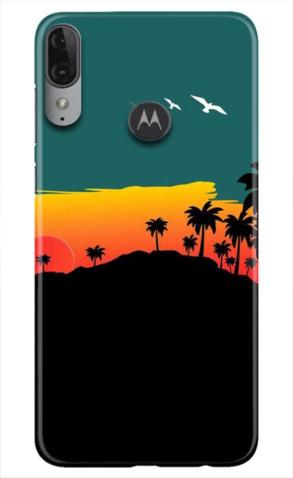 Sky Trees Case for Moto E6s (Design - 191)