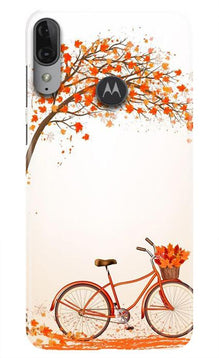 Bicycle Mobile Back Case for Moto E6s (Design - 192)