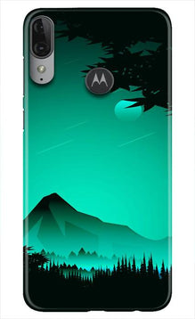 Moon Mountain Mobile Back Case for Moto E6s (Design - 204)