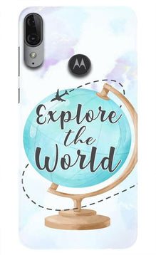 Explore the World Mobile Back Case for Moto E6s (Design - 207)