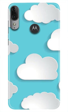 Clouds Mobile Back Case for Moto E6s (Design - 210)