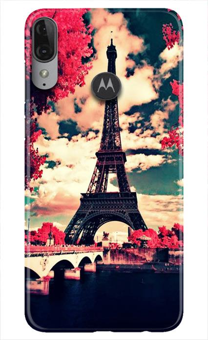Eiffel Tower Case for Moto E6s (Design No. 212)