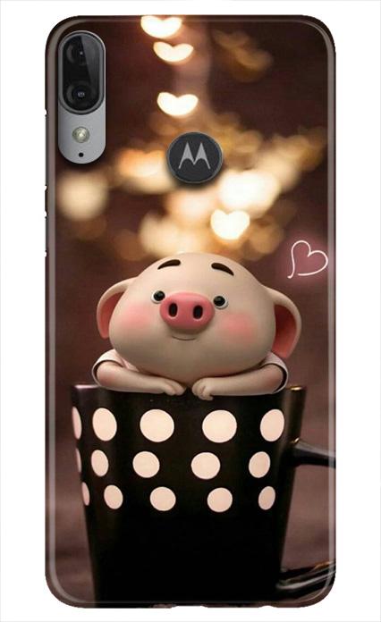 Cute Bunny Case for Moto E6s (Design No. 213)