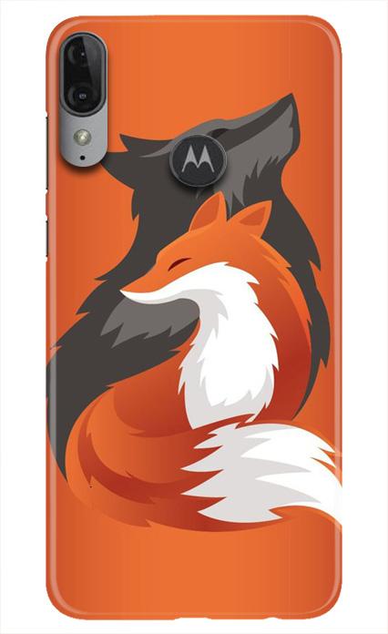 Wolf  Case for Moto E6s (Design No. 224)