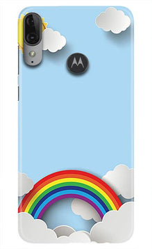 Rainbow Mobile Back Case for Moto E6s (Design - 225)