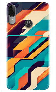 Modern Art Mobile Back Case for Moto E6s (Design - 233)