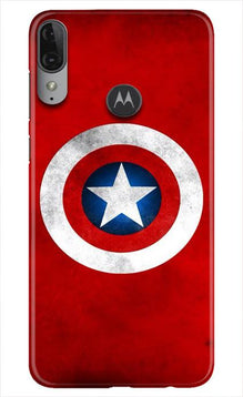 Captain America Mobile Back Case for Moto E6s (Design - 249)