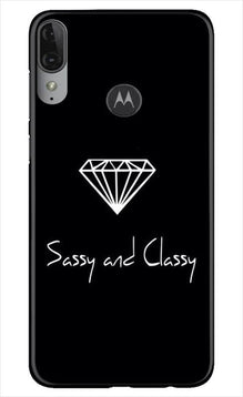 Sassy and Classy Mobile Back Case for Moto E6s (Design - 264)