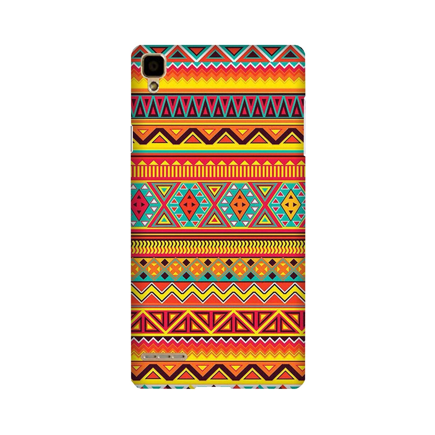 Zigzag line pattern Case for Oppo F1