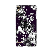 white flowers Case for Oppo F1