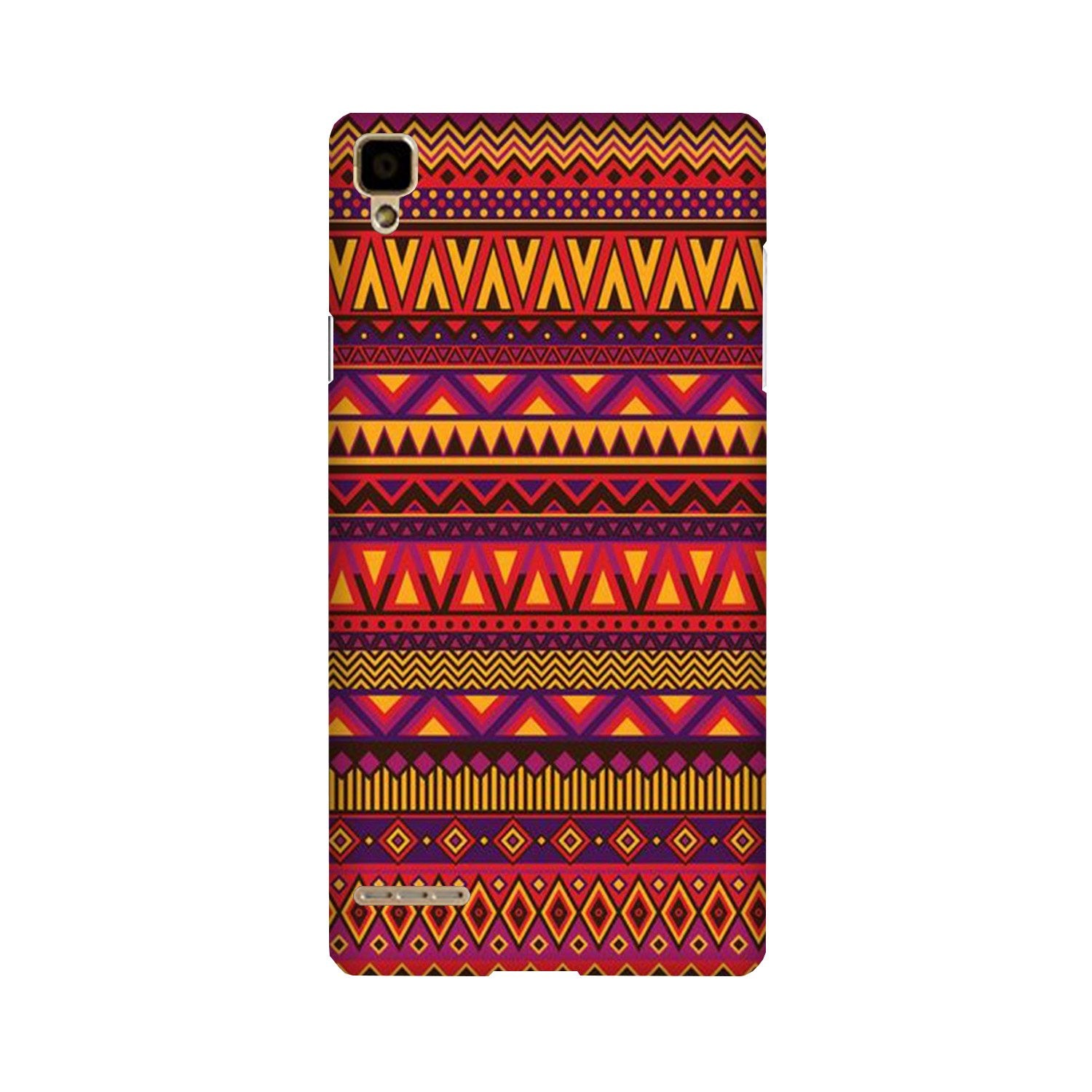 Zigzag line pattern2 Case for Oppo F1