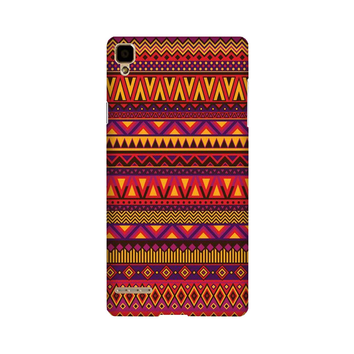 Zigzag line pattern2 Case for Oppo F1