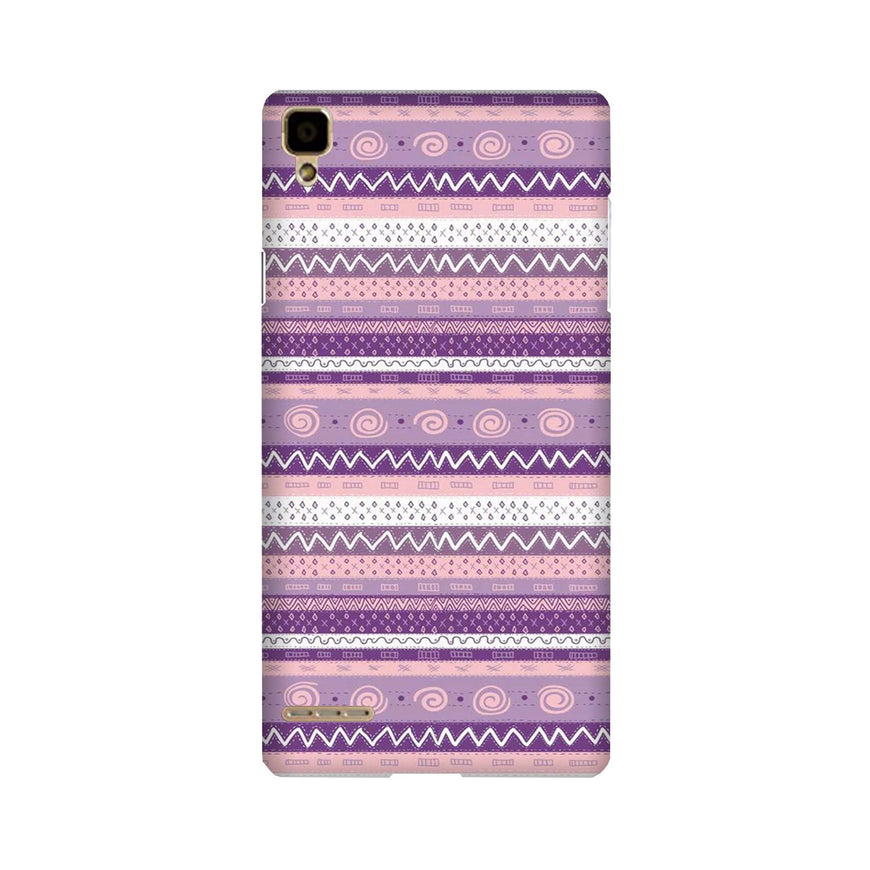 Zigzag line pattern3 Case for Oppo F1