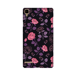 Rose Black Background Case for Oppo F1