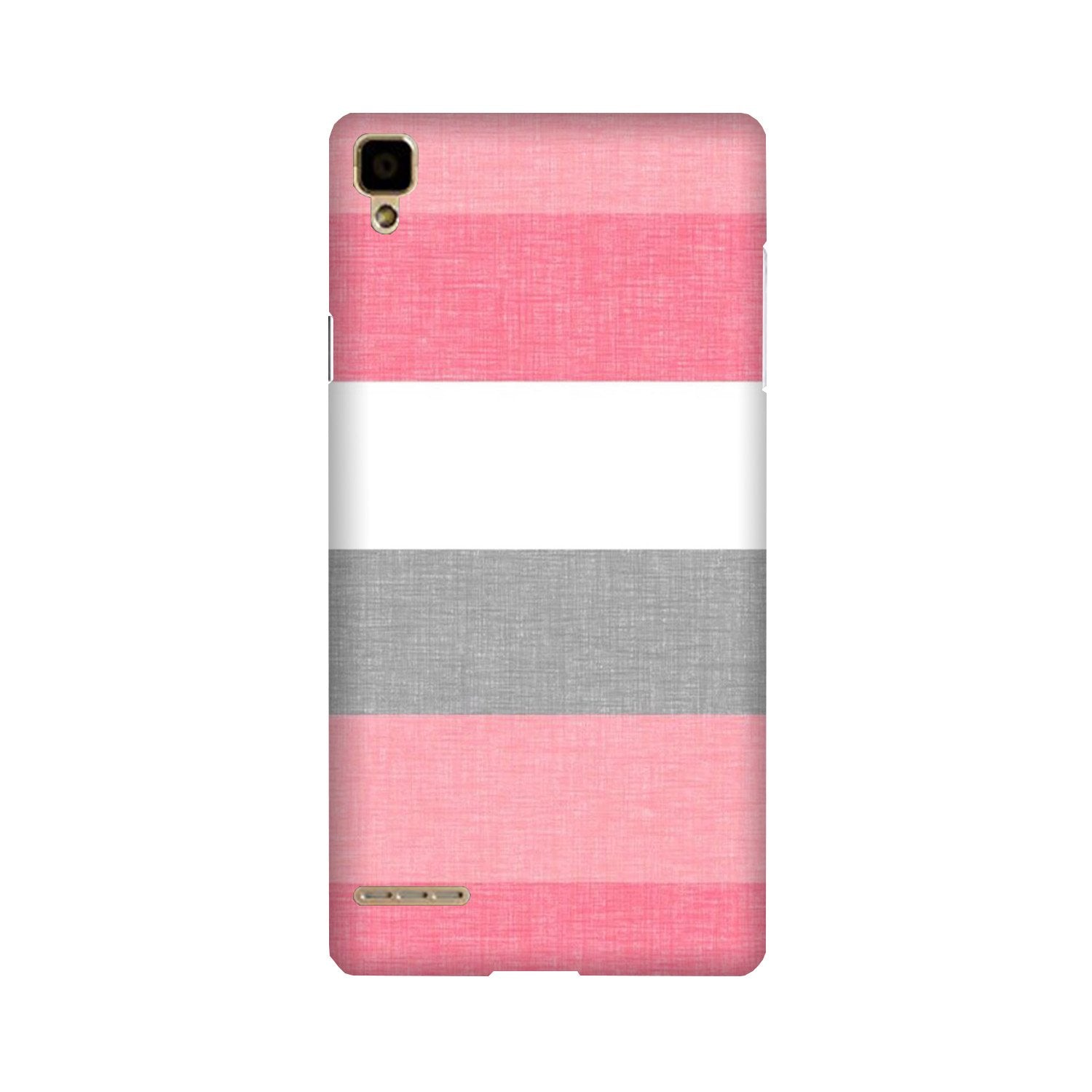 Pink white pattern Case for Oppo F1