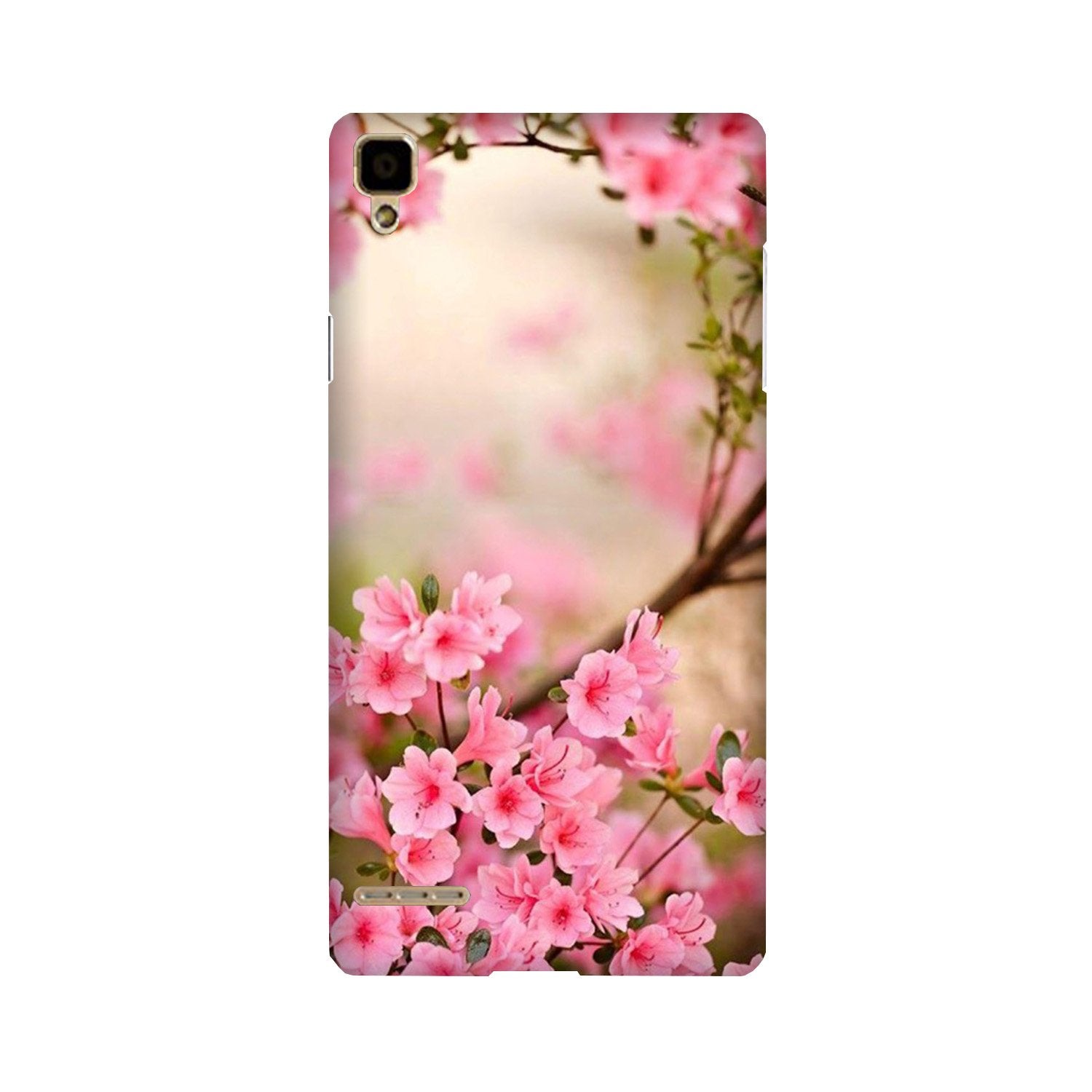 Pink flowers Case for Oppo F1