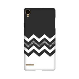 Black white Pattern2Case for Oppo F1