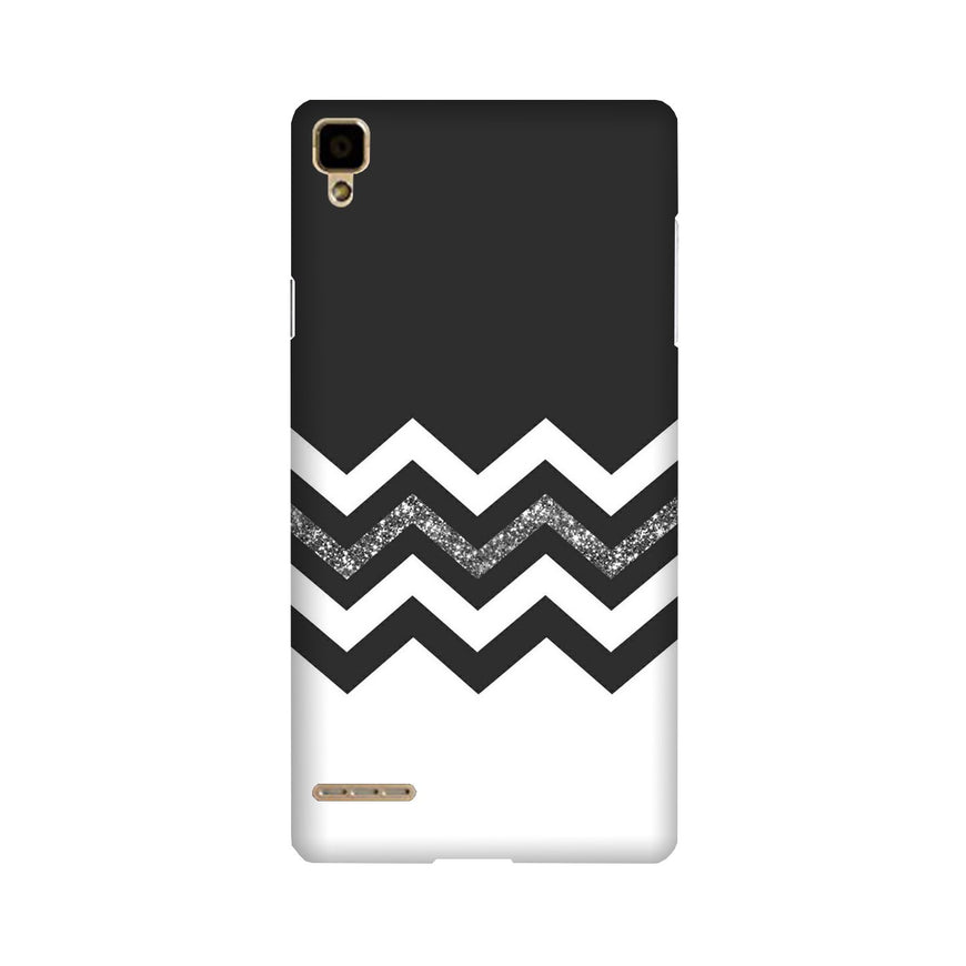 Black white Pattern2Case for Oppo F1