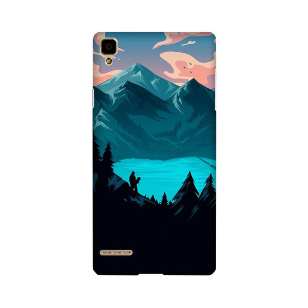 Army Camouflage Case for Oppo F1  (Design - 106)