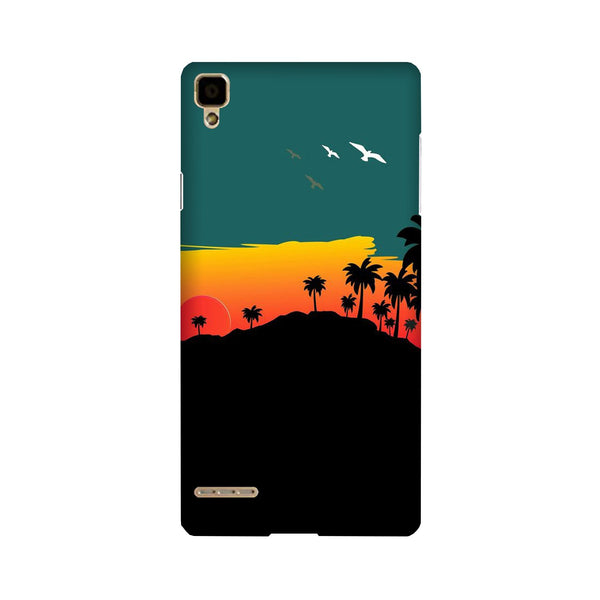 Wooden Look Case for Oppo F1  (Design - 111)