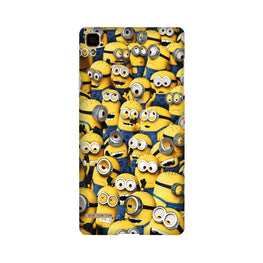 Minions Case for Oppo F1(Design - 126)