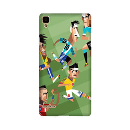 Football Case for Oppo F1(Design - 166)