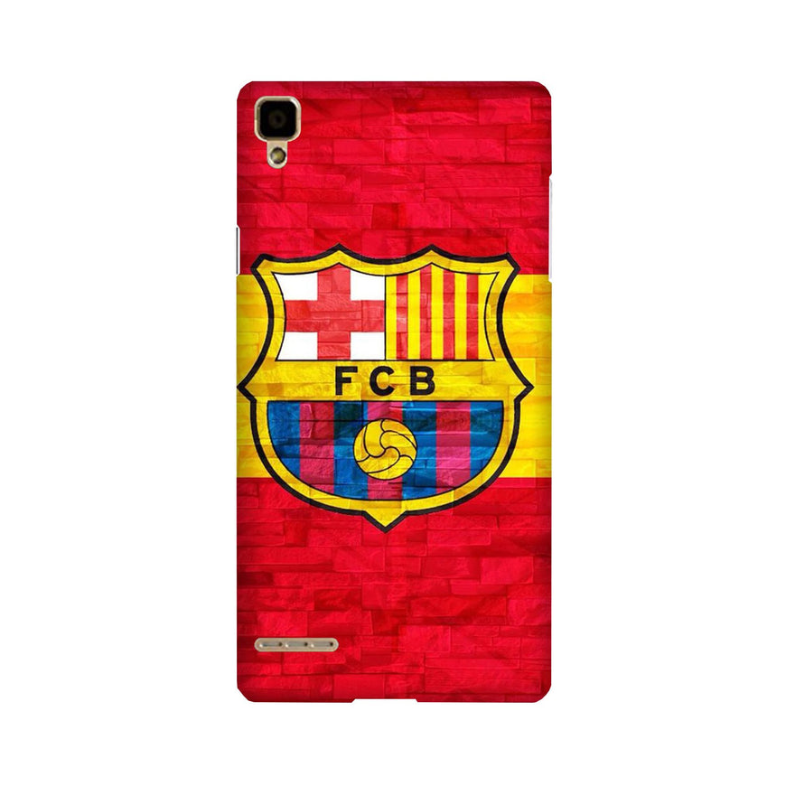FCB Football Case for Oppo F1  (Design - 174)