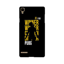 Pubg Winner Winner Case for Oppo F1  (Design - 177)