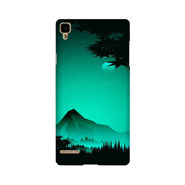 Moon Mountain Case for Oppo F1 (Design - 204)