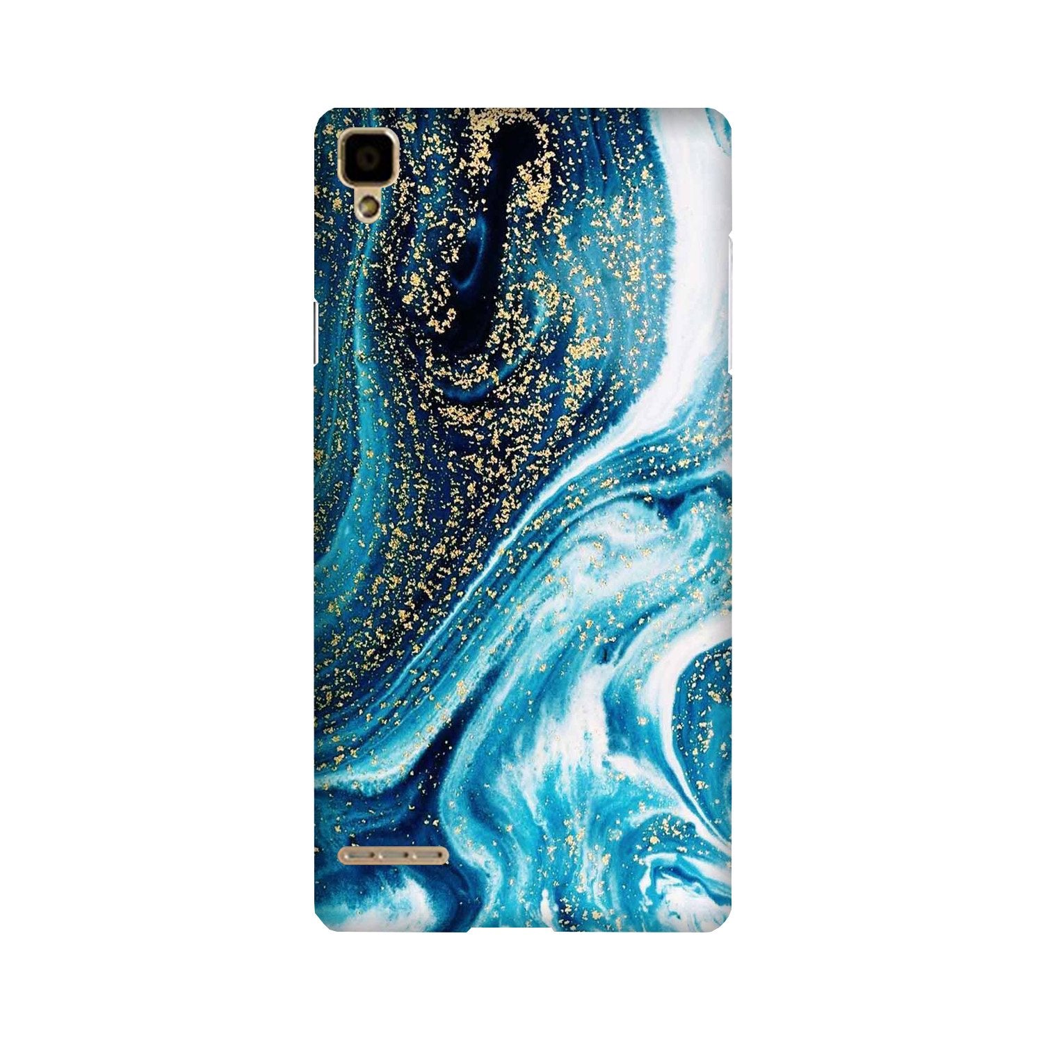 Marble Texture Mobile Back Case for Oppo F1  (Design - 308)
