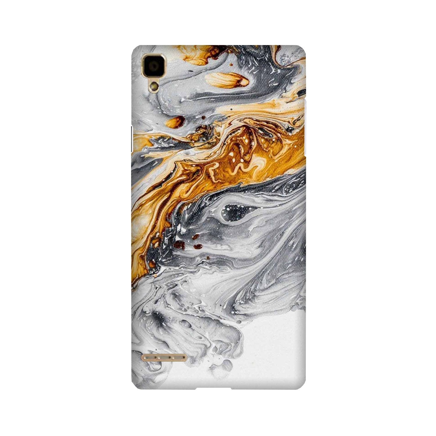Marble Texture Mobile Back Case for Oppo F1  (Design - 310)