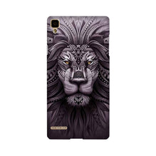 Lion Mobile Back Case for Oppo F1  (Design - 315)