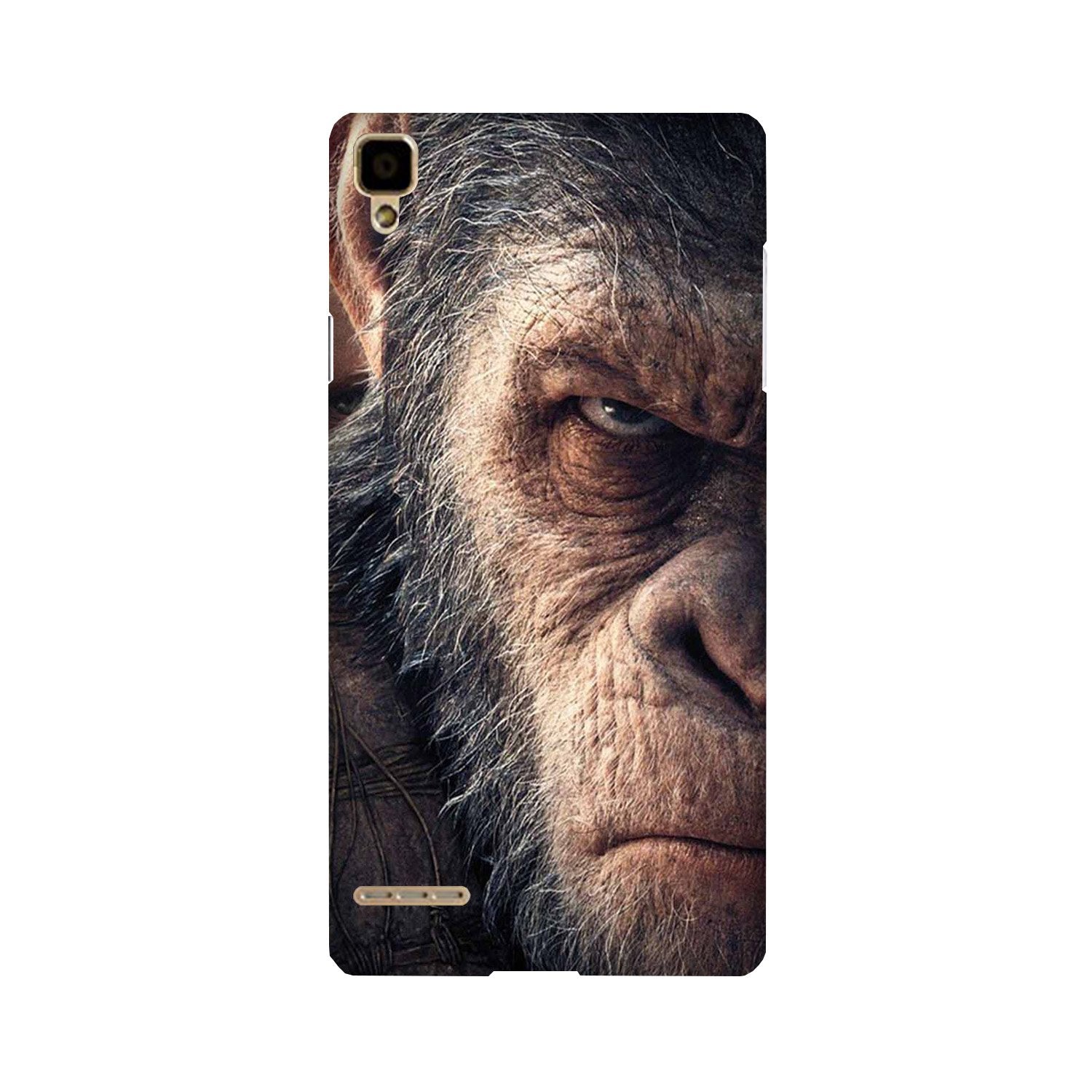Angry Ape Mobile Back Case for Oppo F1  (Design - 316)