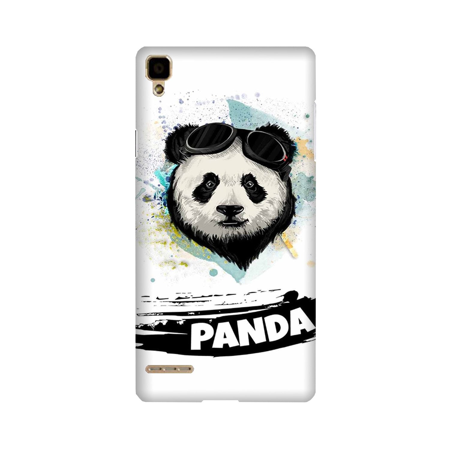 Panda Mobile Back Case for Oppo F1  (Design - 319)