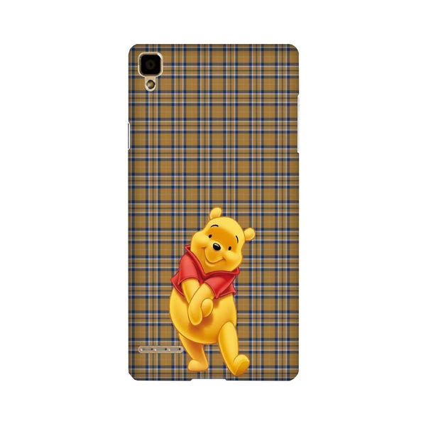 Pooh Mobile Back Case for Oppo F1  (Design - 321)