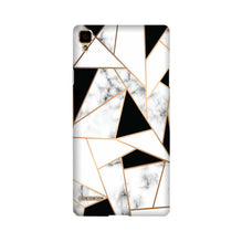 Marble Texture Mobile Back Case for Oppo F1  (Design - 322)