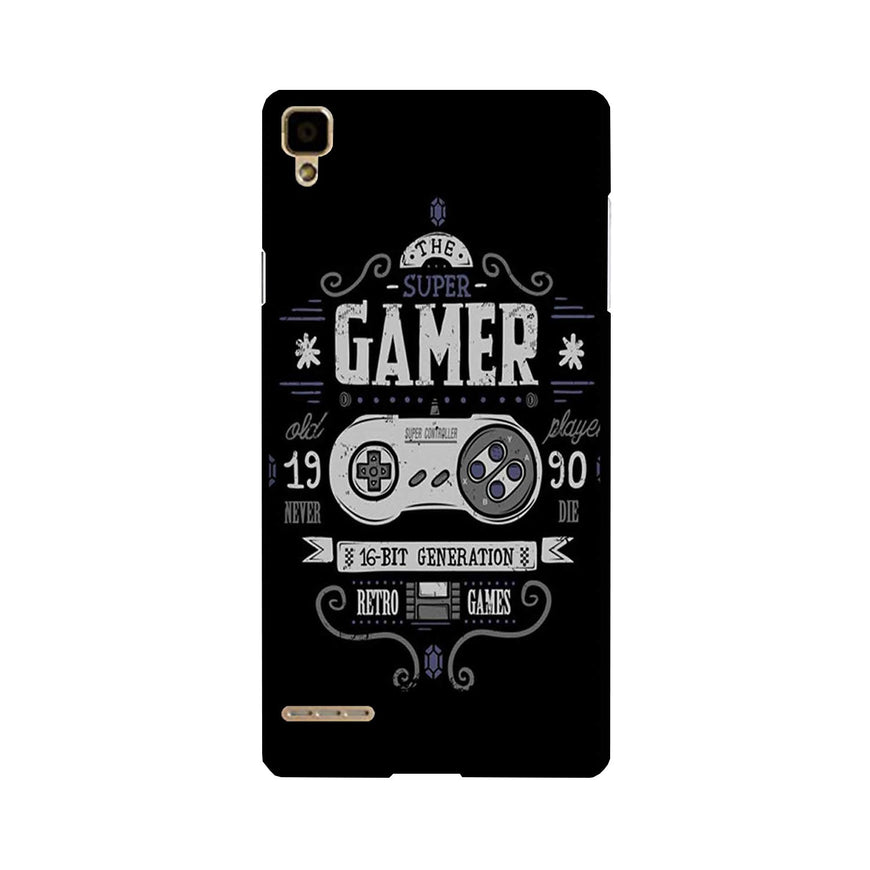 Gamer Mobile Back Case for Oppo F1  (Design - 330)