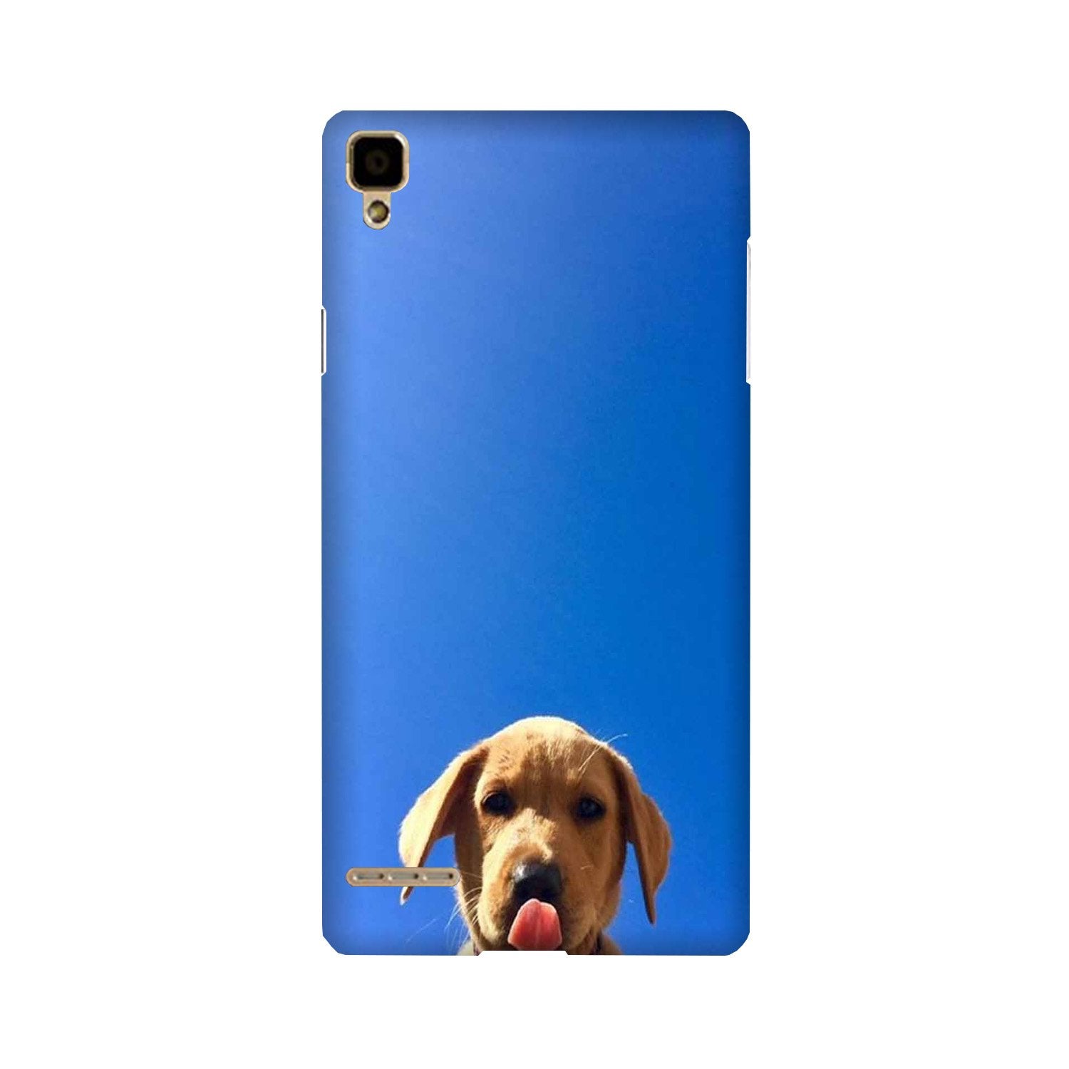 Dog Mobile Back Case for Oppo F1  (Design - 332)
