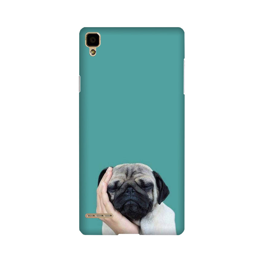 Puppy Mobile Back Case for Oppo F1  (Design - 333)