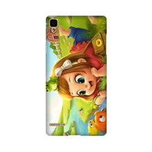 Baby Girl Mobile Back Case for Oppo F1  (Design - 339)