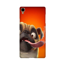 Dog Mobile Back Case for Oppo F1  (Design - 343)