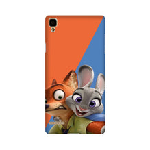 Cartoon Mobile Back Case for Oppo F1  (Design - 346)