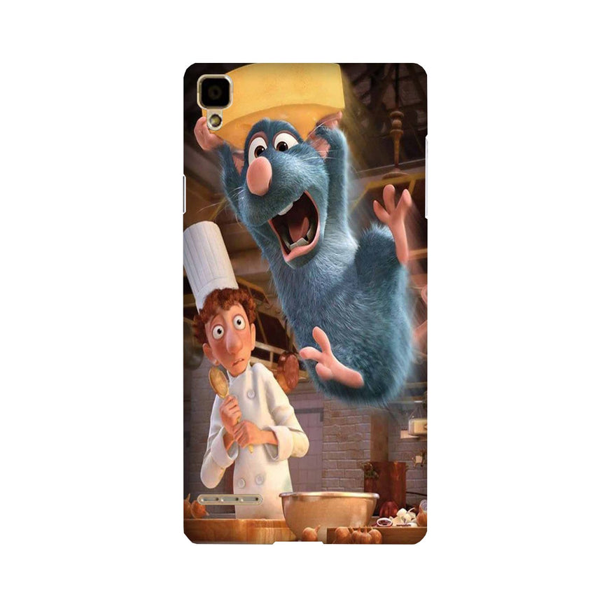 Ratatouille Mobile Back Case for Oppo F1  (Design - 347)