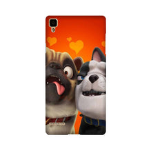 Dog Puppy Mobile Back Case for Oppo F1  (Design - 350)